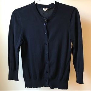 J. Crew Jackie Cotton Cardigan